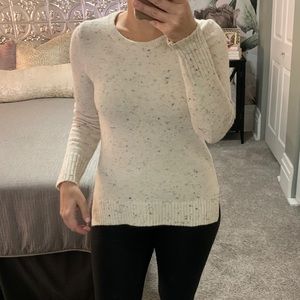 Old Navy Cream Speckled Sweater